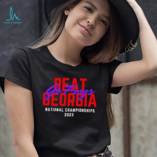 TCU National Championship 2023 Beat Georgia Go Frogs TCU T Shirt