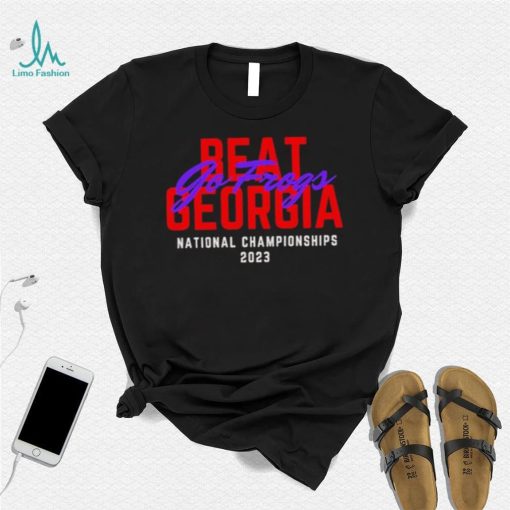 TCU National Championship 2023 Beat Georgia Go Frogs TCU T Shirt