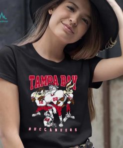 Tampa Bay Buccaneers Bugs Bunny And Taz Player T Shirt