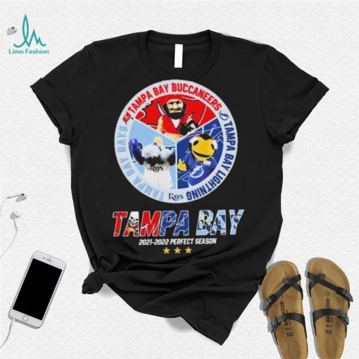 Tampa Bay Buccaneers Tampa Bay Lightning Tampa Bay Rays 2021 2022 Perfect Season Shirt