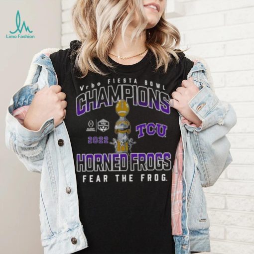 Tcu Horned Frogs Fanatics Branded College Football Playoff 2022 Fiesta Bowl Champions Hometown Shirt