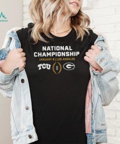 Tcu horned frogs vs. Georgia Bulldog Football playoff 2023 national championship shirt