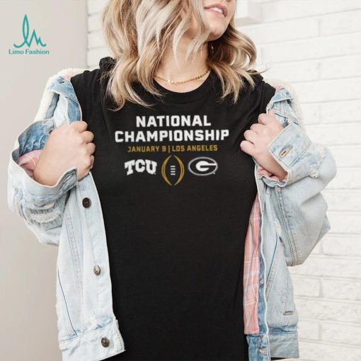 Tcu horned frogs vs. Georgia Bulldog Football playoff 2023 national championship shirt