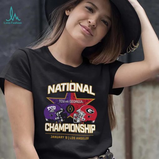 Tcu horned frogs vs. Georgia Bulldogs college Football playoff 2023 national championship shirt
