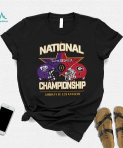 Tcu horned frogs vs. Georgia Bulldogs college Football playoff 2023 national championship shirt