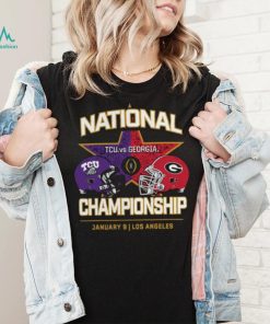 Tcu horned frogs vs. Georgia Bulldogs college Football playoff 2023 national championship shirt