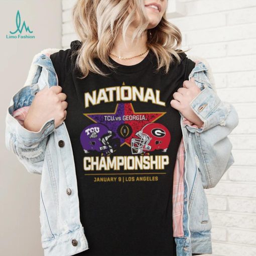 Tcu horned frogs vs. Georgia Bulldogs college Football playoff 2023 national championship shirt