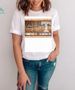 Tennessee 52 49 Alabama The Night Goalpost Came Down 2022 Shirt