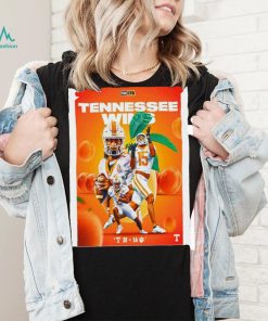 Tennessee win clemson 31 14 Tennessee take down clemson in miamI poster shirt