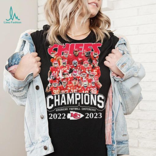 The Chiefs Champions American Football Conference 2022 2023 Super Bowl LVII Shirt