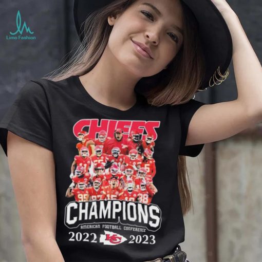 The Chiefs Champions American Football Conference 2022 2023 Super Bowl LVII Shirt