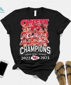 The Chiefs Champions American Football Conference 2022 2023 Super Bowl LVII Shirt