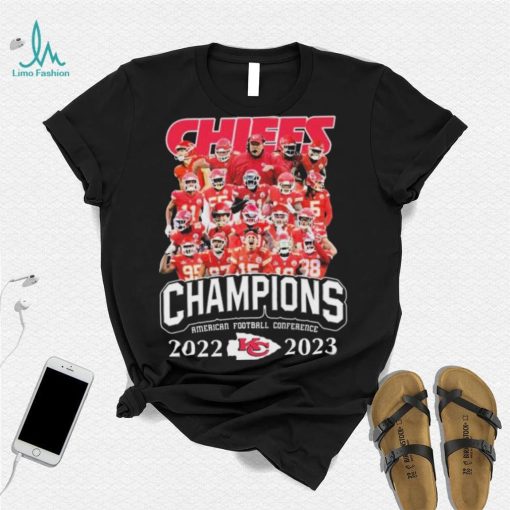 The Chiefs Champions American Football Conference 2022 2023 Super Bowl LVII Shirt