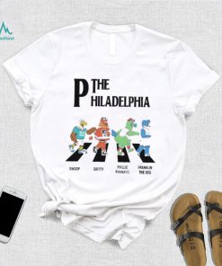 The Philadelphia Walking Road Swoop Gritty Phillie Phanatic Franklin The Dog Shirt