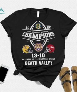 The Second Saturday In November Champions 2022 LSU Tigers 13 10 Arkansas Razorbacks Shirt