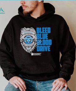 The c.o.p.s bleed blue blood drive shirt