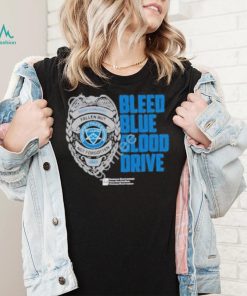 The c.o.p.s bleed blue blood drive shirt