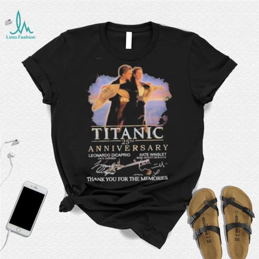 Titanic 25th Anniversary Thank You For The Memories T Shirt