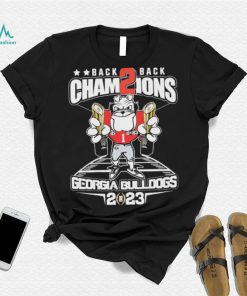 Uga Georgia Bulldogs Back 2 Back CFP National Champions 2023 Shirt