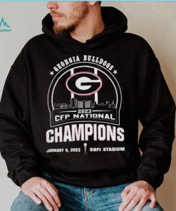 University Of Georgia Skyline 2023 Cfp National Champions Shirt