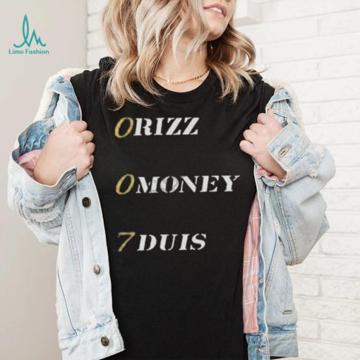 Unprofessionalapparel shop 007 rizz money duis shirt