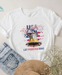 Usa Let Freedom Ring 4th Of July American Flag Shirt