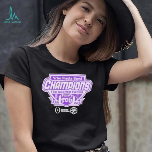 Vrbo fiesta bowl champions tcu horned frogs 2022 shirt