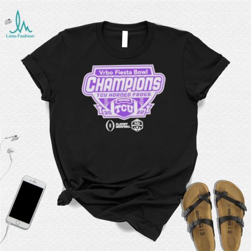 Vrbo fiesta bowl champions tcu horned frogs 2022 shirt