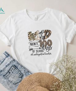Wild About 100 Days Of School Kindergarten Teacher Shirt