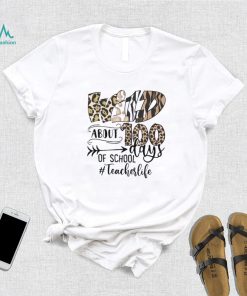 Wild About 100 Days Of School Teacherlife Shirt