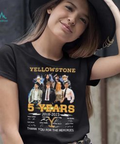 Yellowstone 5 Years Signature Thankyou For The Memories Shirt