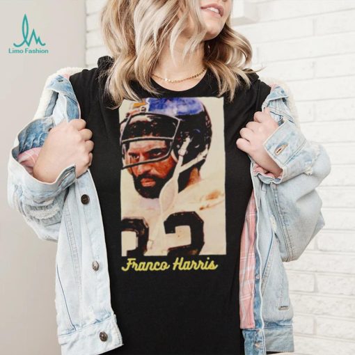 franco Harris NFL memories shirt