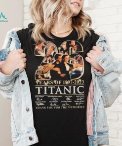 26 Years Of Titanic 1997 2023 Thank You For The Memories Signatures Shirt