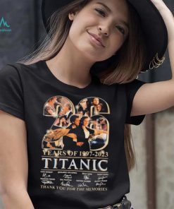 26 Years Of Titanic 1997 2023 Thank You For The Memories Signatures Shirt