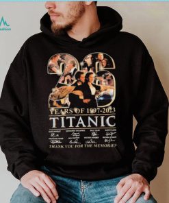 26 Years Of Titanic 1997 2023 Thank You For The Memories Signatures Shirt