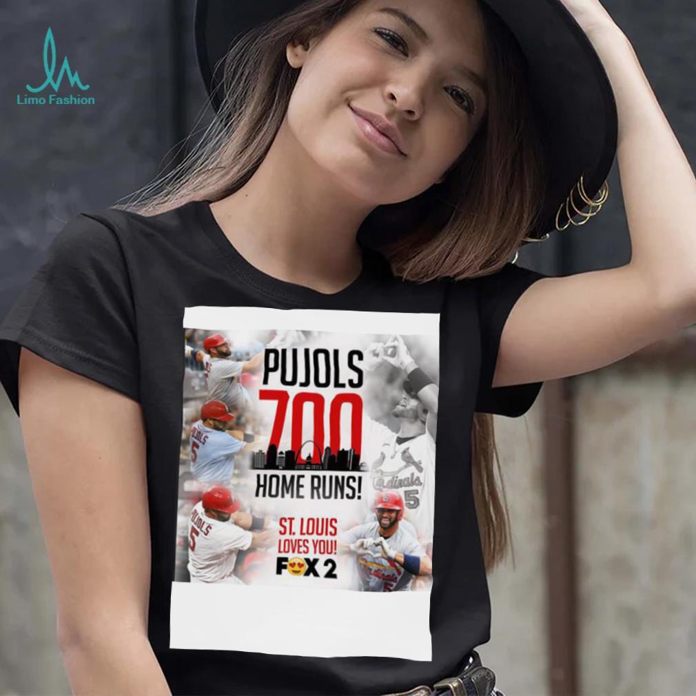 albert pujols 700 home runs shirt