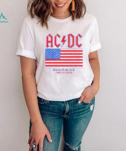 Back In Black 1980 US Tour ACDC T Shirt