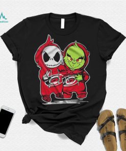 Carolina Hurricanes With Baby Jack Skellington And Baby Grinch Friends Shirt