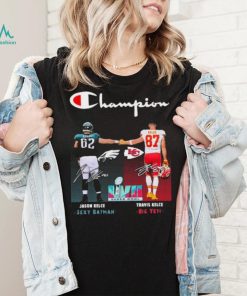 Champion Sexy Batman Jason Vs Big Yeti Travis Kelce Signatures Shirt