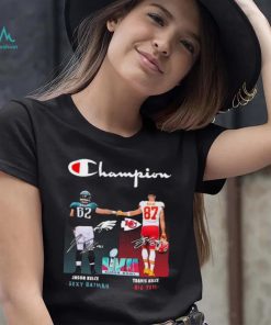 Champion Sexy Batman Jason Vs Big Yeti Travis Kelce Signatures Shirt