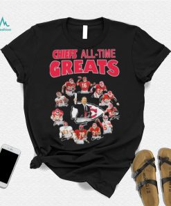 Chiefs all time greats football signatures shirt