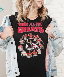 Chiefs all time greats football signatures shirt