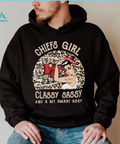 Chiefs girl classy sassy and a bit smart assy leopart Strong girl shirt