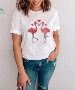 Cute Flamingo Valentine Day Shirt