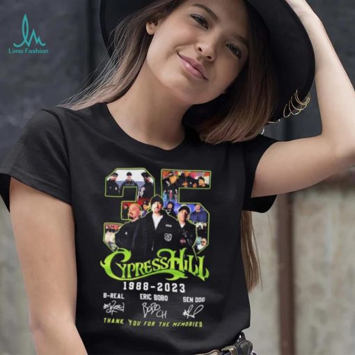 Cypress Hill 35 Years 1988 2023 Thank You For The Memories Signature Shirt