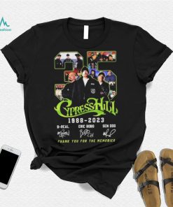 Cypress Hill 35 Years 1988 2023 Thank You For The Memories Signature Shirt