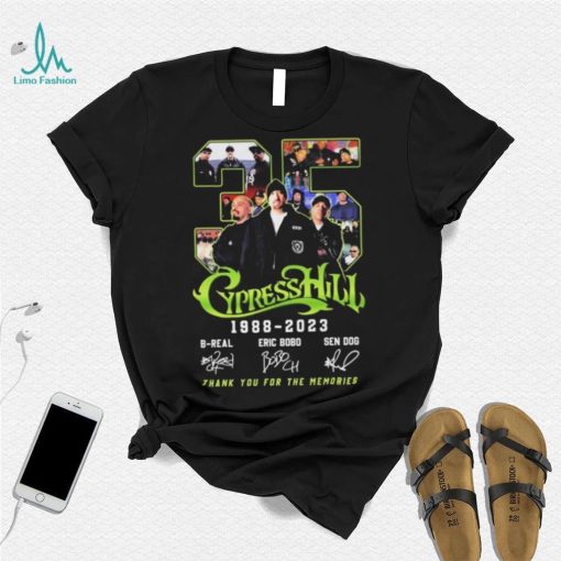 Cypress Hill 35 Years 1988 2023 Thank You For The Memories Signature Shirt