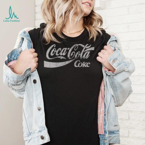 Distressed Logo Coca Cola T Shirt