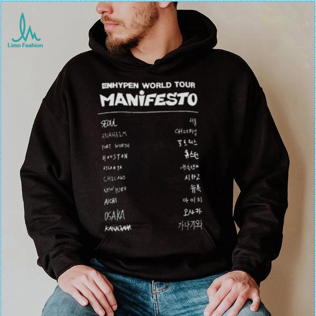 販売直営 ENHYPENワールドツアー Tシャツ MANIFESTO - タレントグッズ