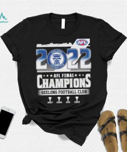 Geelong Cats Football Club Australian Football League 2022 Champions Shirt